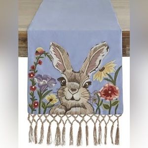 Pier 1 imports blue Easter table runner